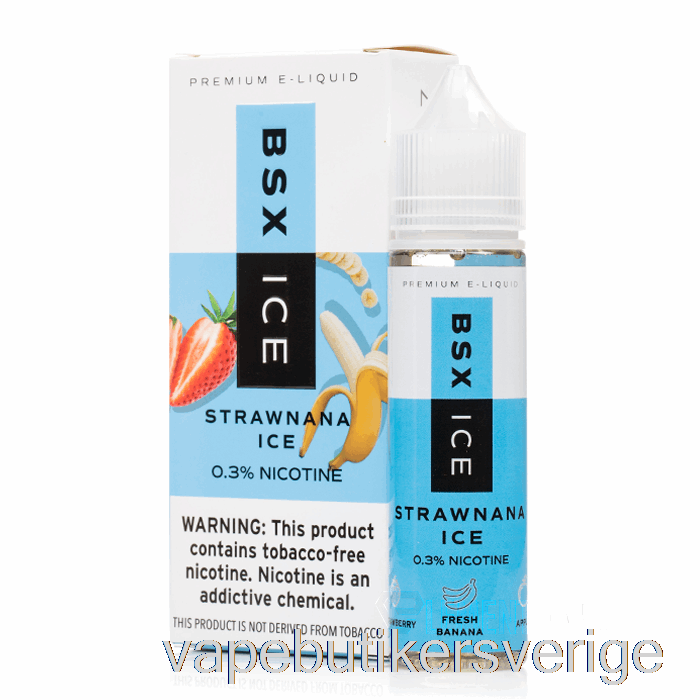 Vape Sverige Strawnana Is - Bsx Is - 60ml 3mg